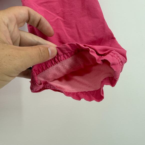 OshKosh Y2K Toddler 2T Girls Pink Cotton‎ Embroidered Heart Pants Pull On - Picture 6 of 10